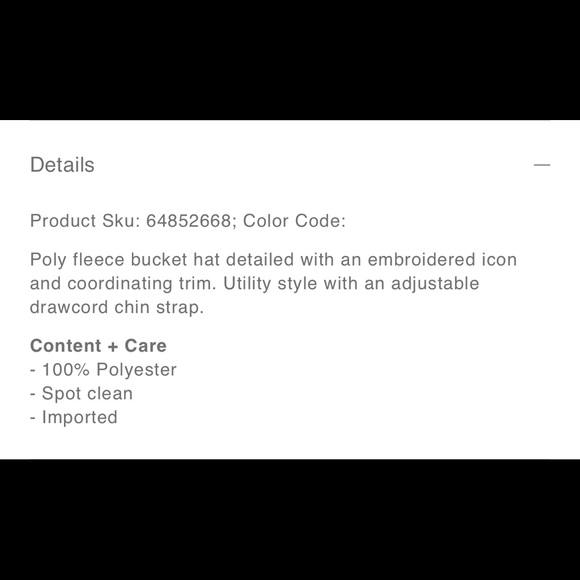 Urban Outfitters fleece safari bucket hat NEW - Picture 2 of 7